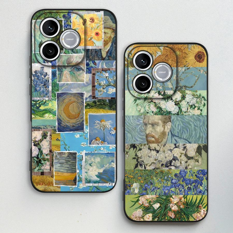 Phone Cases Honor - غطاء هاتف بتصميم لوحة فان جوخ
