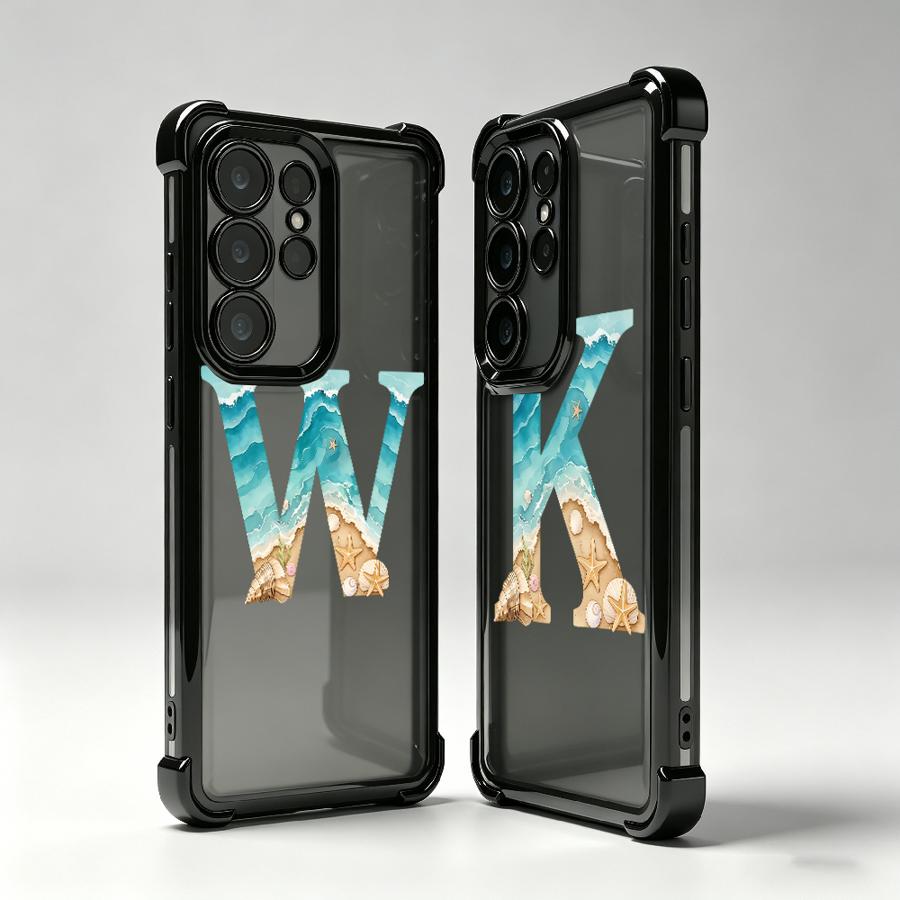 Phone Cases Beach - غطاء هاتف بتصميم حرف K W