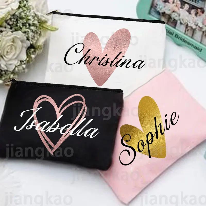 Monogram Custom Case - حقيبة مكياج مخصصة لوصيفة العروس مخصصة