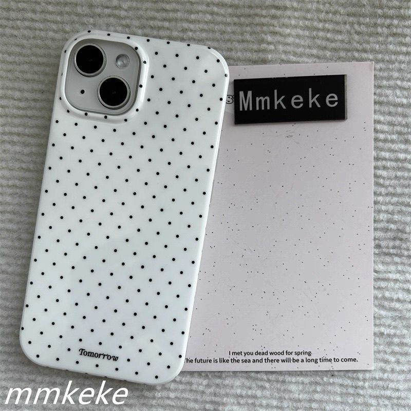 Phone Cases Burga - جراب هاتف كوري لطيف بنقاط البولكا
