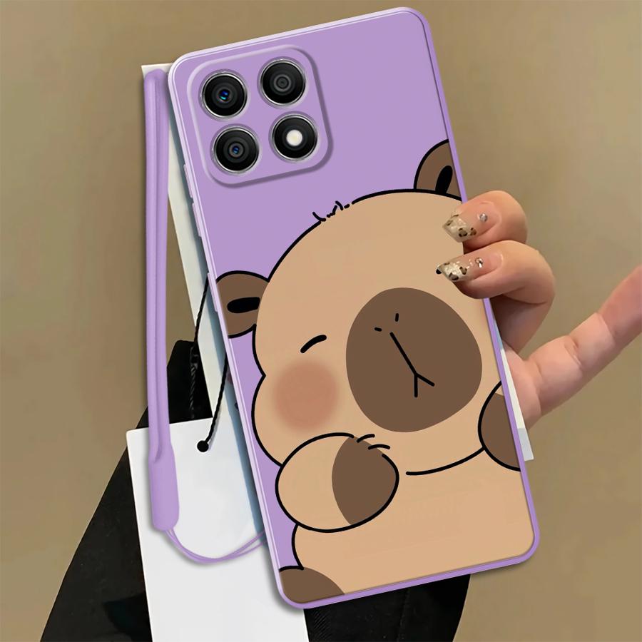 Phone Cases Honor - حافظة كابيبارا لطيفة لهاتف هونر X9b