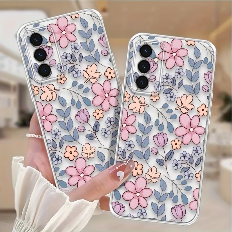 Phone Cases Galaxy S25 - غطاء هاتف شفاف مضاد للانزلاق لسامسونج