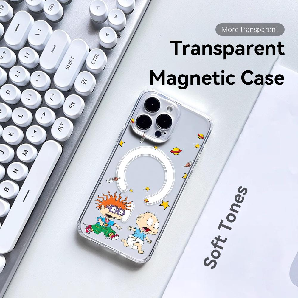 Phone Cases For Iphone 13 - جراب هاتف أنمي R-Rugrats r-Rugratg شفاف