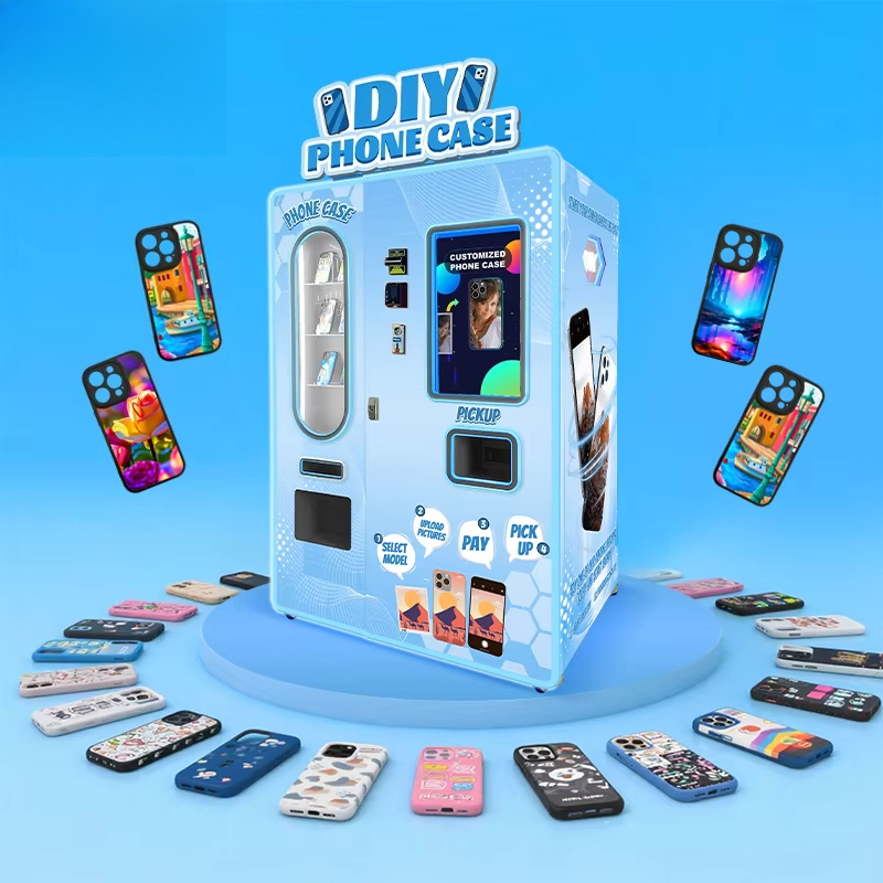 Phone Cases Vending Machine - آلة بيع أغطية الهواتف من فودلاين،