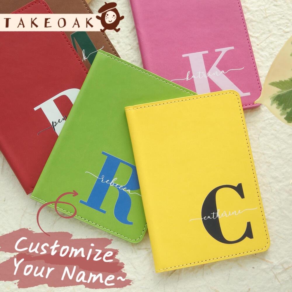 Monogram Custom Case - غطاء جواز سفر مخصص مطبوع بالأحرف