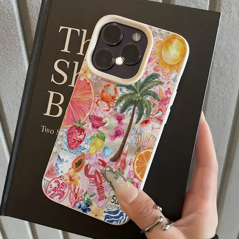 Phone Cases Beach - غطاء هاتف بنمط كولاج حفلات الشاطئ