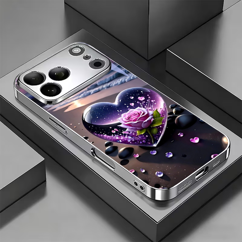غطاء هاتف مطلي بالفضة بتصميم ق - مراجعة Phone Cases Beach وسعره