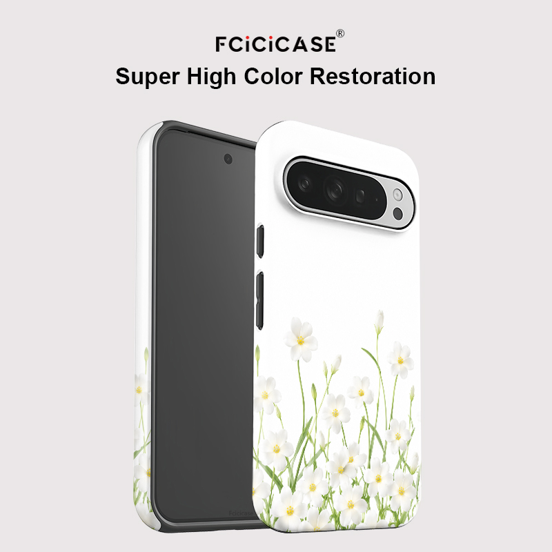 غطاء هاتف مطبوع عليه زهور من F - مراجعة Phone Cases Pixel 10 وسعره
