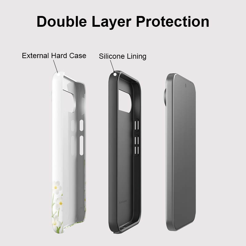 غطاء هاتف مطبوع عليه زهور من F - مراجعة Phone Cases Pixel 10 وسعره