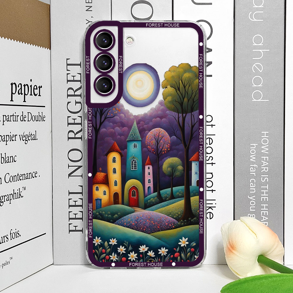 Hand Painted Forest House Clea - مراجعة Phone Cases Burga وسعره
