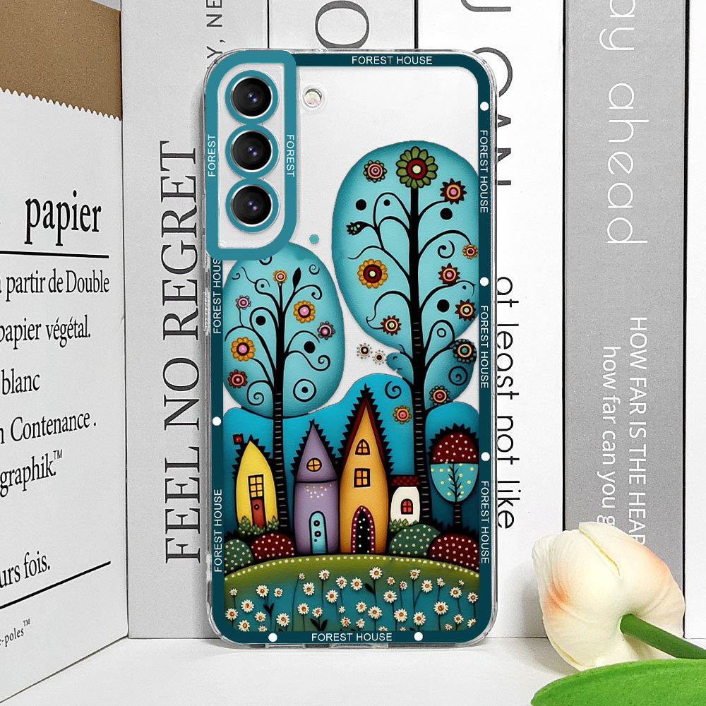 Hand Painted Forest House Clea - مراجعة Phone Cases Burga وسعره