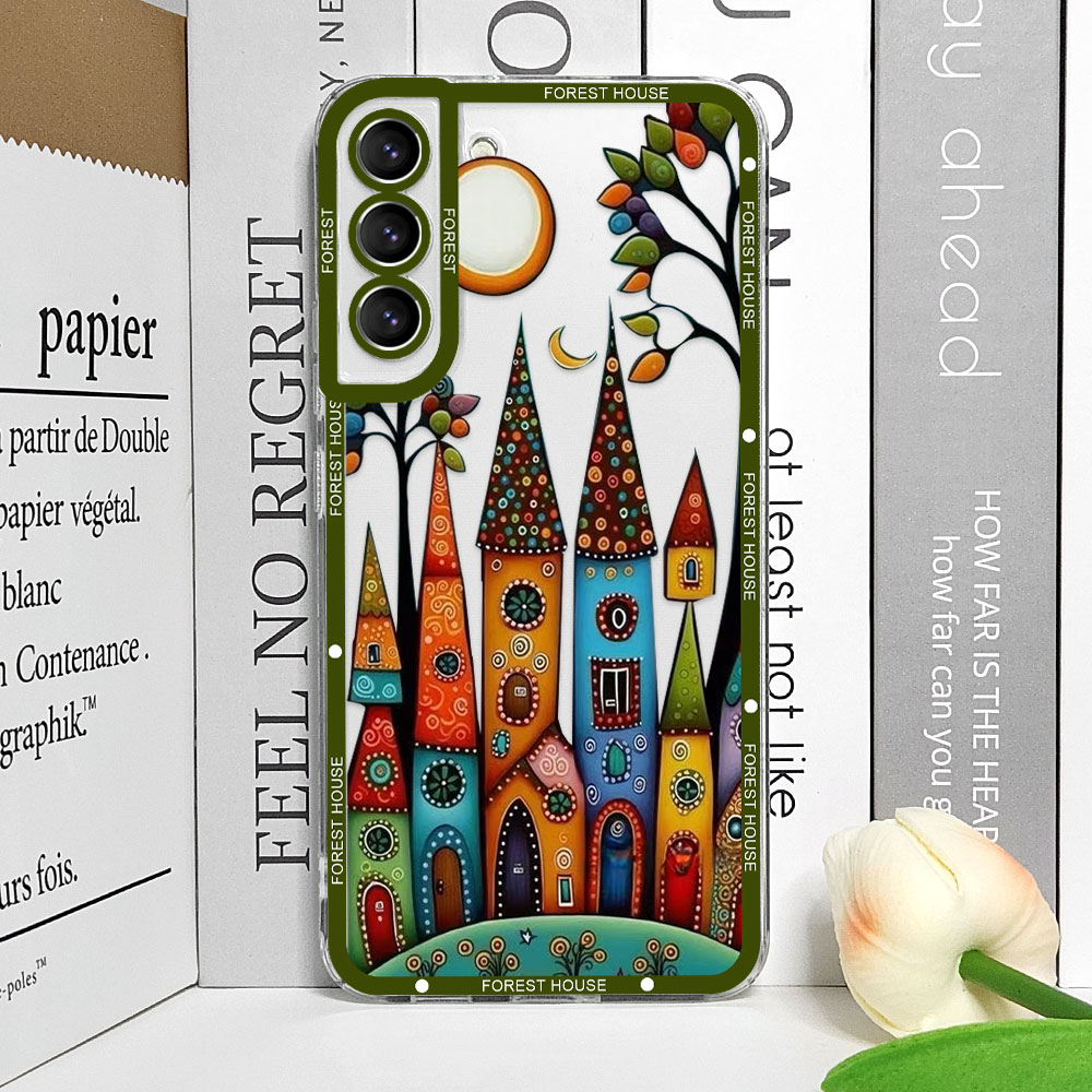 Hand Painted Forest House Clea - مراجعة Phone Cases Burga وسعره