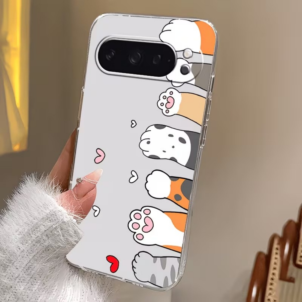 غطاء هاتف سيليكون شفاف بتصميم  - مراجعة Phone Cases Pixel 9A وسعره