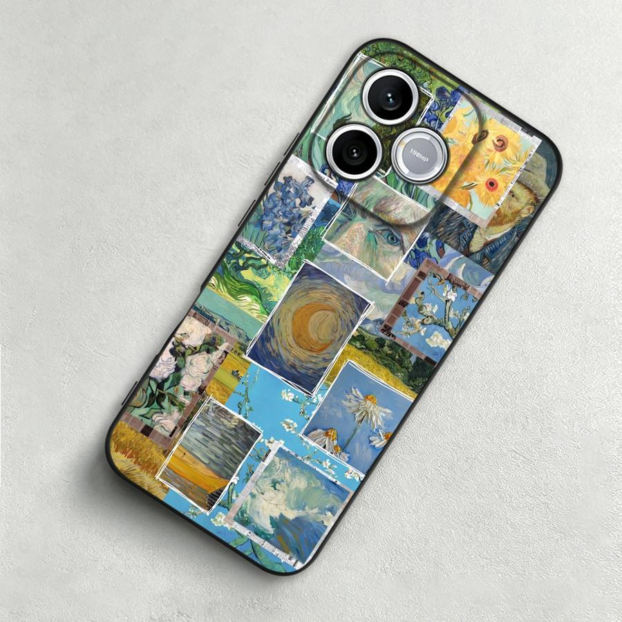 غطاء هاتف بتصميم لوحة فان جوخ  - مراجعة Phone Cases Honor وسعره