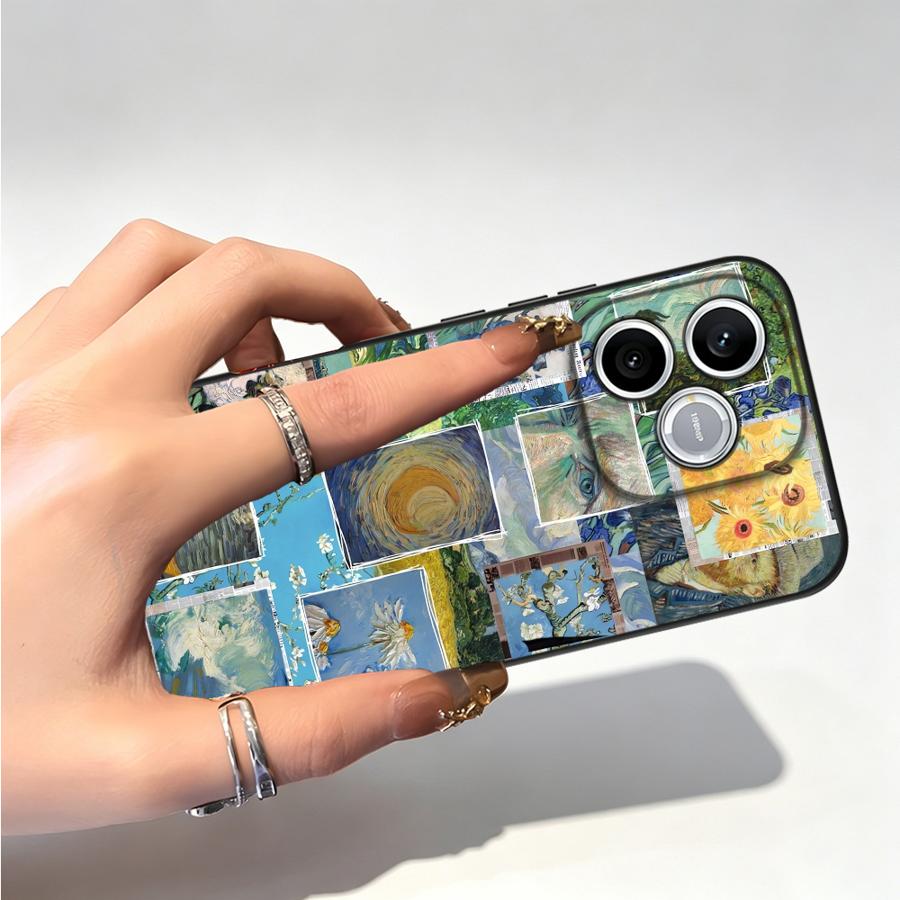 غطاء هاتف بتصميم لوحة فان جوخ  - مراجعة Phone Cases Honor وسعره