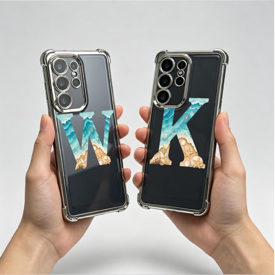 غطاء هاتف بتصميم حرف K W للشاط - مراجعة Phone Cases Beach وسعره