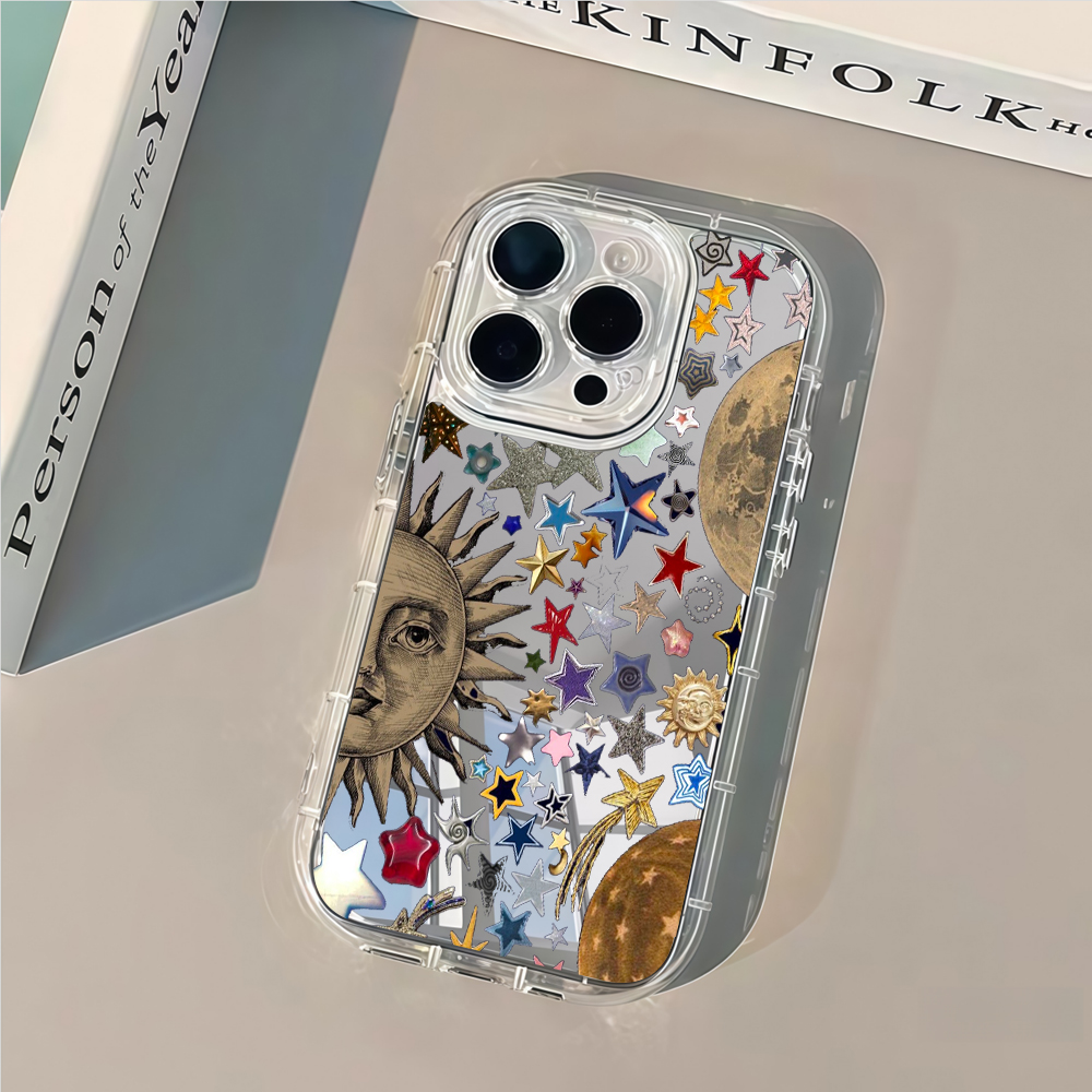 غطاء هاتف ذهبي لامع بتصميم سما - مراجعة Phone Cases Expensive وسعره