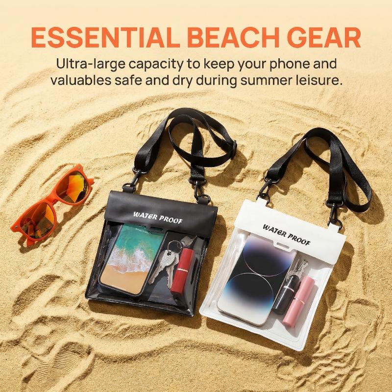حقيبة هاتف كبيرة السعة مقاومة  - مراجعة Phone Cases Beach وسعره