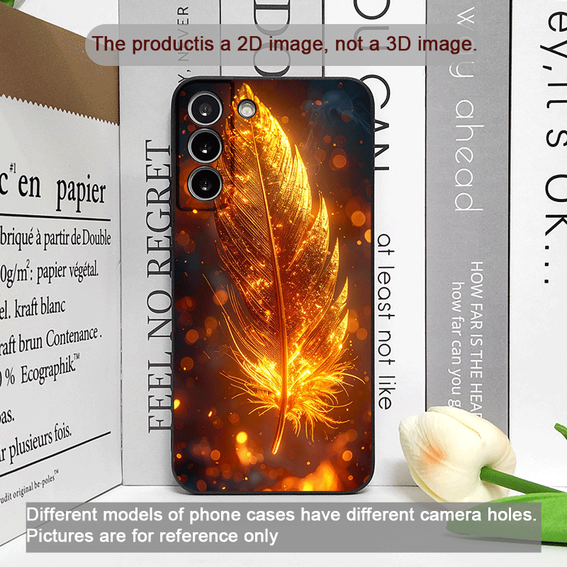غطاء هاتف فاخر بنمط ريشة العنق - مراجعة Phone Cases Pixel 10 وسعره