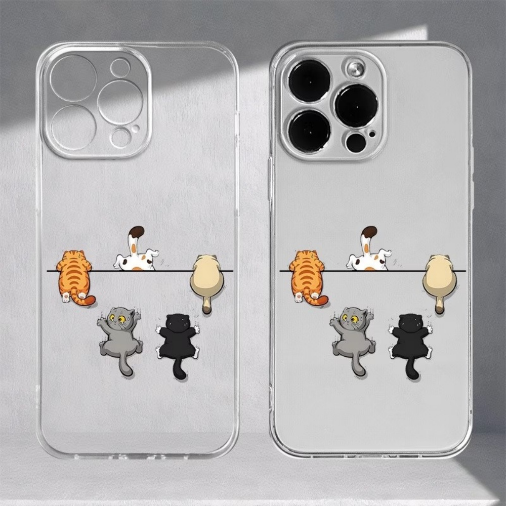 غطاء هاتف بنمط خمسة قطط لطيفة  - مراجعة Phone Cases Cute وسعره