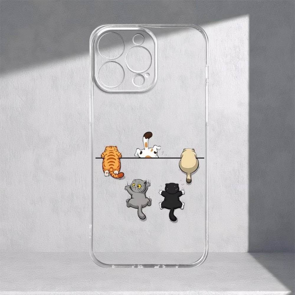 غطاء هاتف بنمط خمسة قطط لطيفة  - مراجعة Phone Cases Cute وسعره