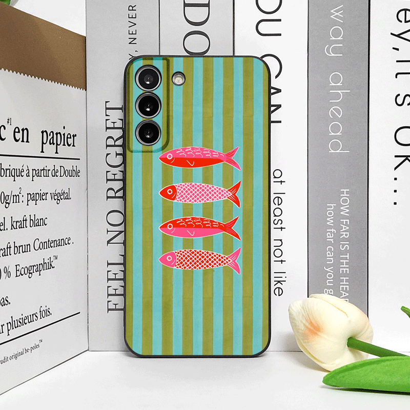 غطاء هاتف لطيف بنمط مخطط على ش - مراجعة Phone Cases Cute وسعره