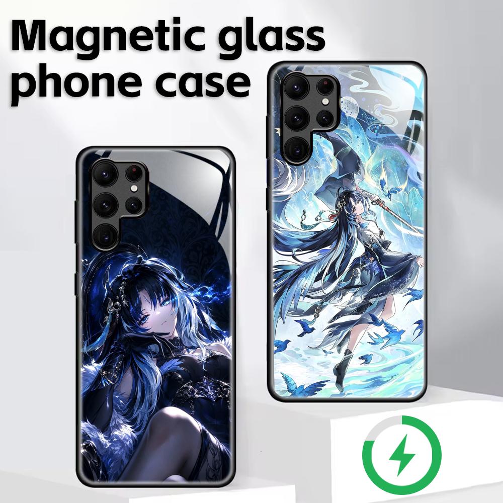 جراب هاتف زجاجي مغناطيسي Wuthe - مراجعة Phone Cases For Samsung S22 وسعره