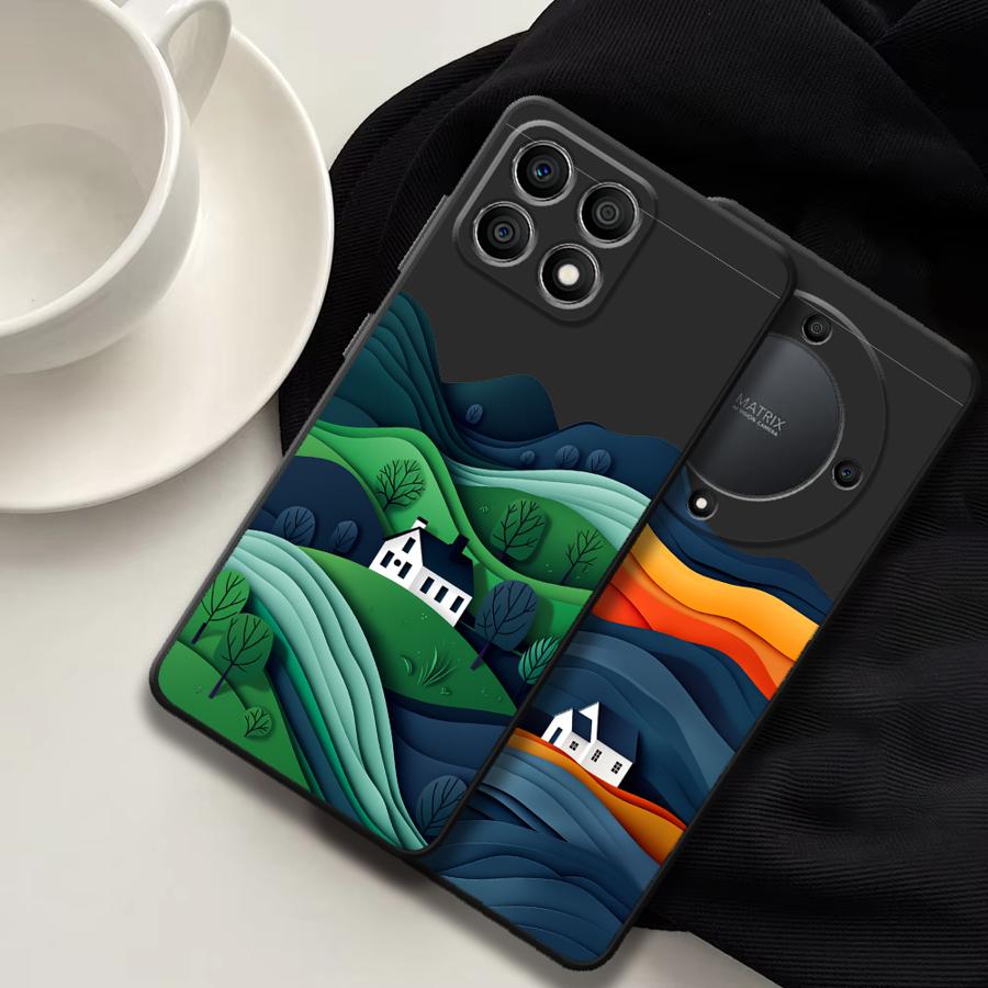 غطاء هاتف بتصميم تجريدي لمنظر  - مراجعة Phone Cases Honor وسعره