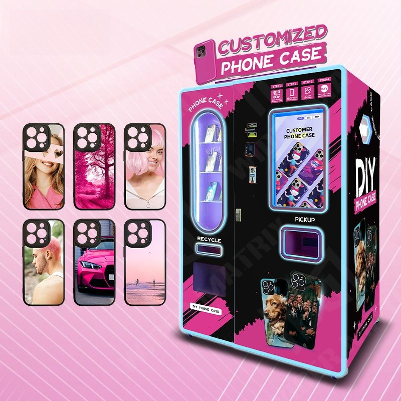 آلة صنع أغطية الهواتف ذاتية ال - مراجعة Phone Cases Vending Machine وسعره