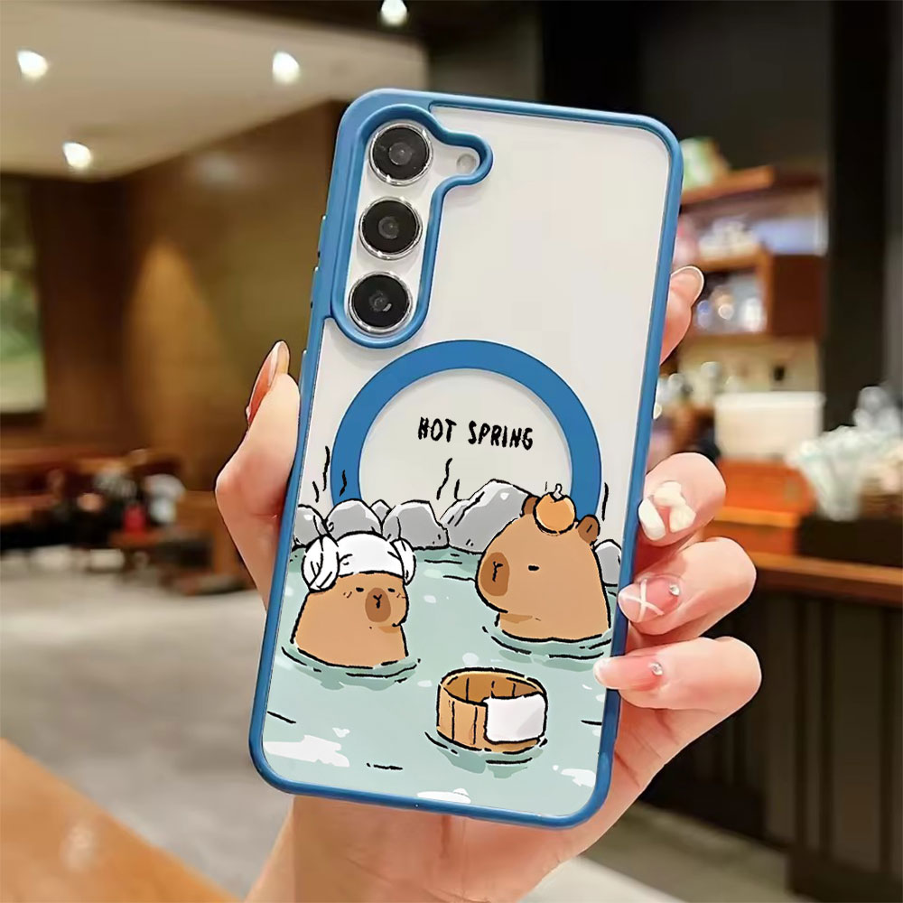غطاء هاتف مغناطيسي شفاف ملون ل - مراجعة Phone Cases Galaxy S25 وسعره