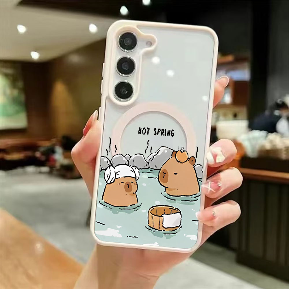 غطاء هاتف مغناطيسي شفاف ملون ل - مراجعة Phone Cases Galaxy S25 وسعره