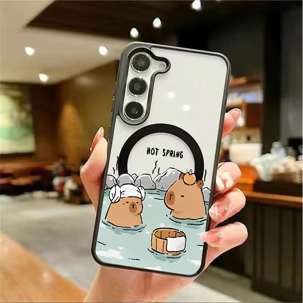 غطاء هاتف مغناطيسي شفاف ملون ل - مراجعة Phone Cases Galaxy S25 وسعره