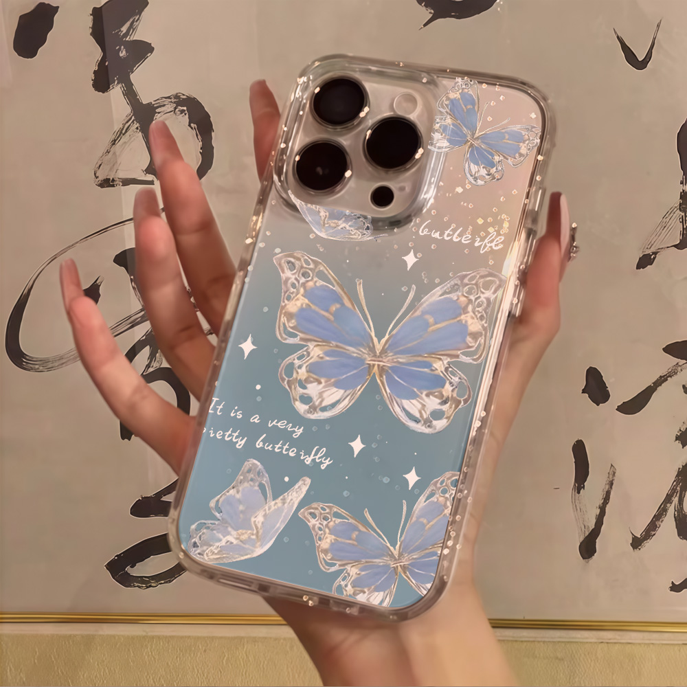 غطاء هاتف فاخر بتصميم فراشة زر - مراجعة Phone Cases Expensive وسعره