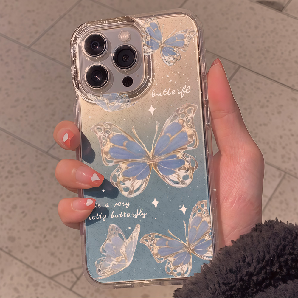 غطاء هاتف فاخر بتصميم فراشة زر - مراجعة Phone Cases Expensive وسعره