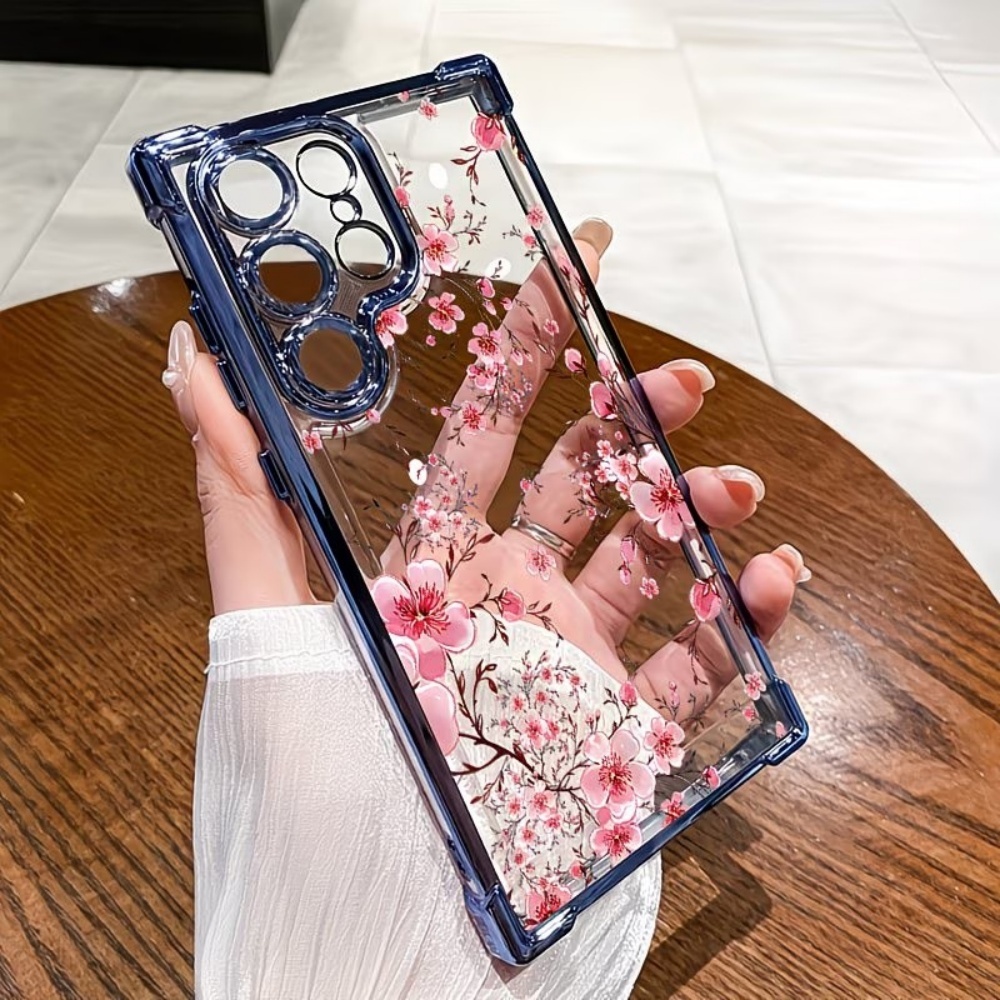 غطاء هاتف مطلي بزهر الكرز مضاد - مراجعة Phone Cases Galaxy S25 وسعره