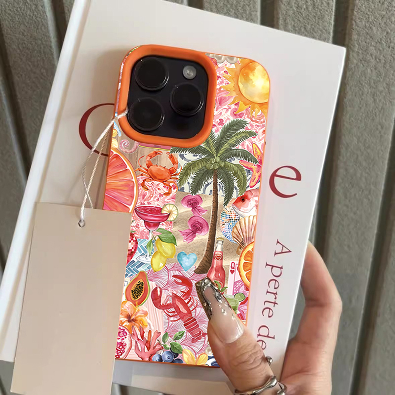 غطاء هاتف بنمط كولاج حفلات الش - مراجعة Phone Cases Beach وسعره