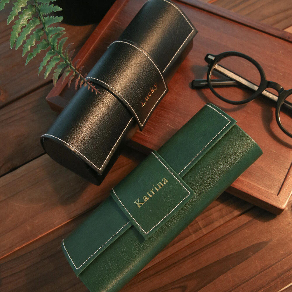 علبة نظارات جلدية مخصصة بالاسم - مراجعة Monogram Custom Case وسعره