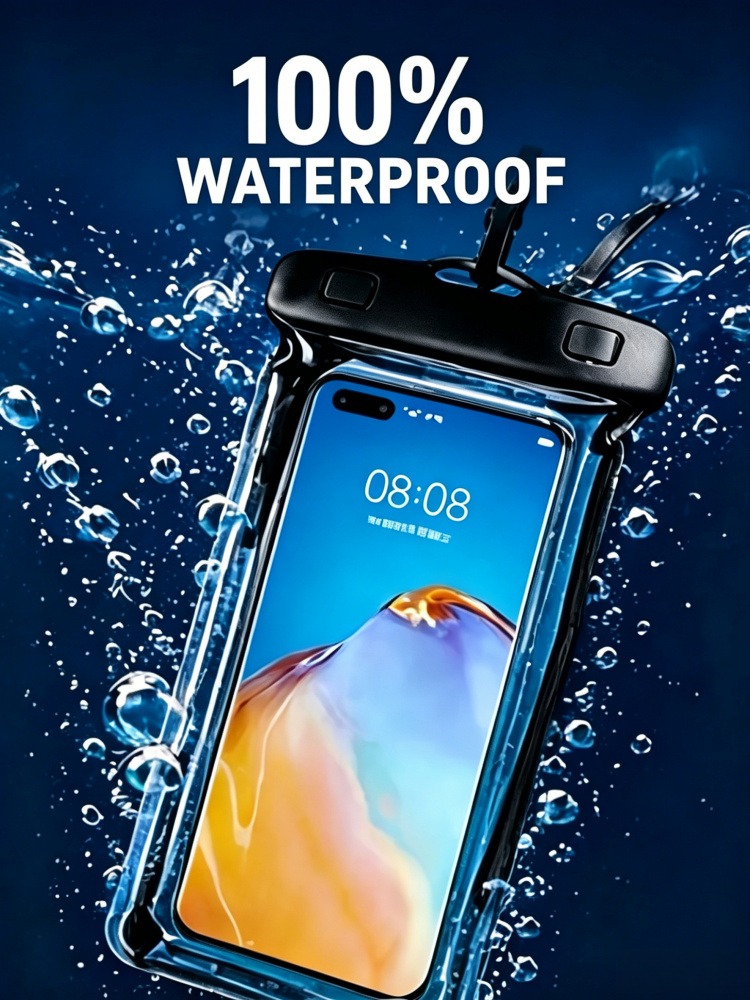 حقيبة هاتف مقاومة للماء مكونة  - مراجعة Phone Cases Beach وسعره